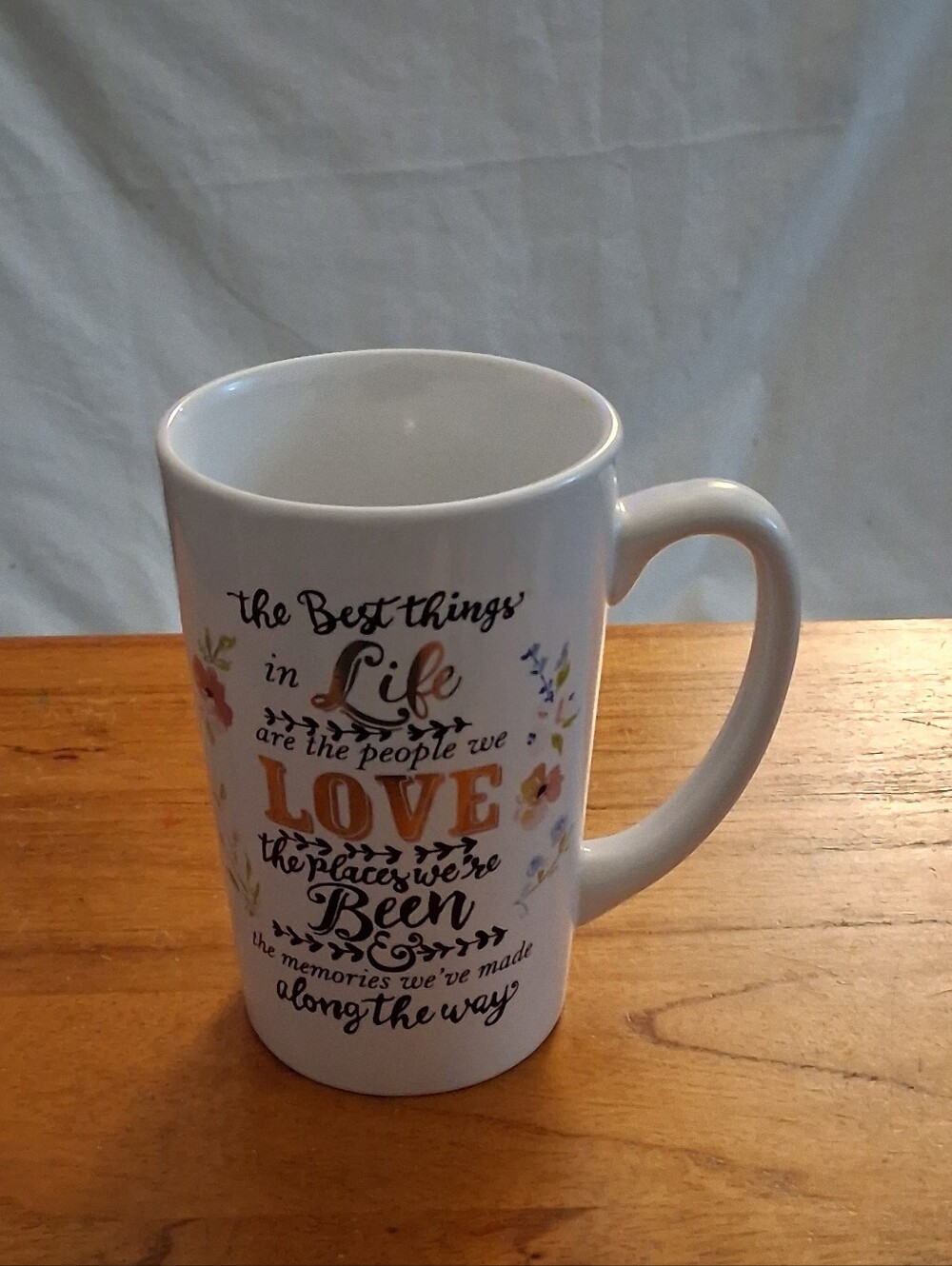 Signature Housewares "LOVE" Stoneware Latte Mug